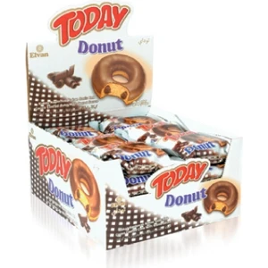 Today Donut Kakaolu Kek 50 gr  24 Adet (1 Kutu)