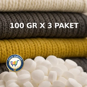 Tablet Naftalin 100 gr x 3 Paket(LAVABOLARDA KULLANILMAZ)