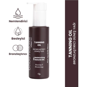 Bade Natural Bronzlaştırıcı ve Nemlendirici Güneş Yağı %100 Doğal 100 ml