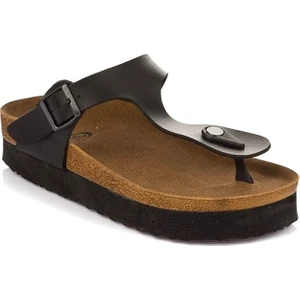 Fox Shoes Siyah Kadın Terlik B777731009