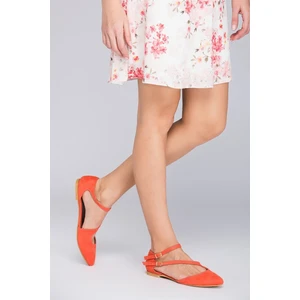 Fox Shoes Turuncu Kadın Babet D726016902