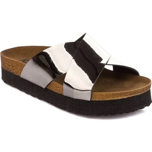 Fox Shoes Platin Kadın Terlik B777742234