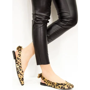 Fox Shoes Leopar Kadın Babet D726495302