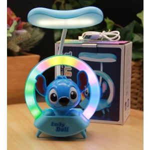Mavi Stitch Gece Lambası Şarjlı