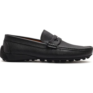 Erkek Siyah Deri Loafer 26SFD7551FT