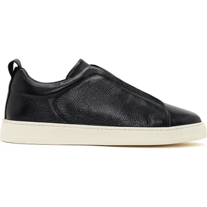 Erkek Siyah Deri Sneaker 26SFD6321FT