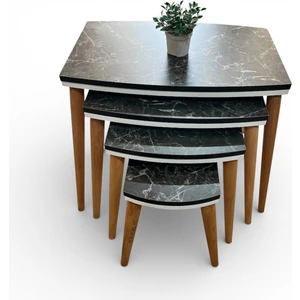 Lüx  4lü Sehpa Ceviz