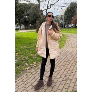 Love The Wind Uzun Peluşlu Kaban