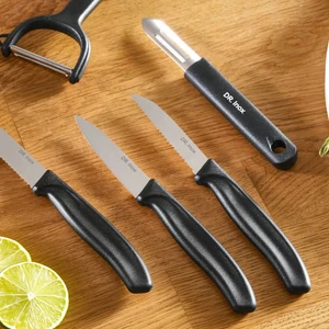 Dr.ınox Forces 5 Parça Bıçak Seti Black