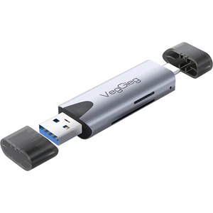 Type-C ve USB 3.0 Sd-Microsd Tf Kart Okuyucu