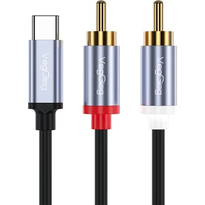 USB Type-C To 2 RCA Ses Kablosu 1.5 mt