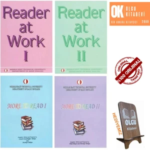 Odtü Yayıncılık Reader At Work 1+2 & More To Read 1+2 Full Set Odtü - Güncel Son Baskı