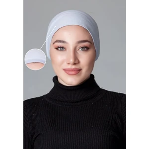 Açık Gri Penye Kaymayan Bone