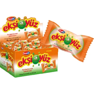 Ekşiyüz Sakız 100 Adet Portakal Aromalı