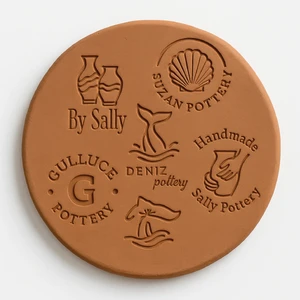 Kişiye Özel Seramik-Kil Mührü ( 2,5 cm )