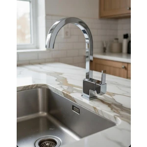 Tuare Borulu Perlatörlü Mutfak Evye Batarya