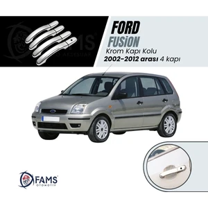 Fams Otomotiv  Fusion Krom Kapı Kolu 4 Kapı 2002-2012 arası Paslanmaz Çelik
