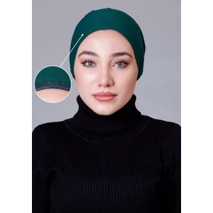 Yeşil Likralı Kaymayan Bone