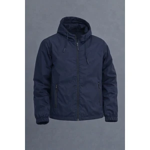 Erkek Basic Günlük Lacivert Yağmurluk & Rüzgarlık