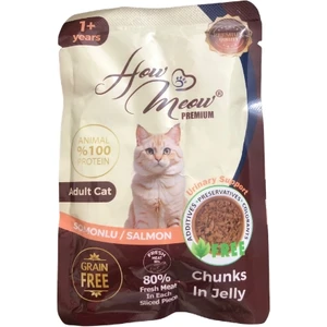 How Meow Somonlu Yaş Mama 85 gr