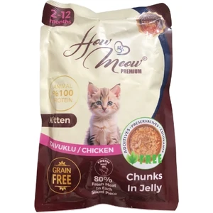 How Meow Kitten Kedi Islak Mama 85 gr
