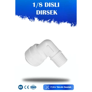 Su Arıtma Cihazları Için Uyumlu 1/8 Dirsek