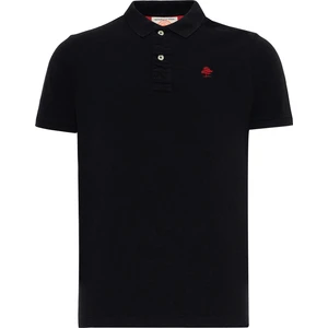 Routefield Partisan Erkek Siyah Polo Tişört