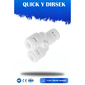 Su Arıtma Cihazlarına Uyumlu Quıck Y Dirsek