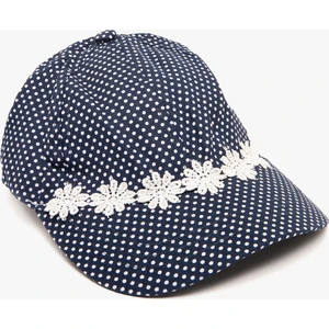 Cap Şapka Dantel Detaylı