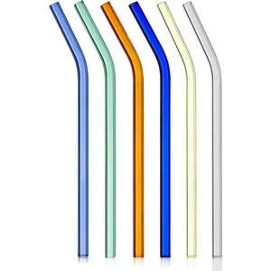 Renkli Cam Pipet 6'lı