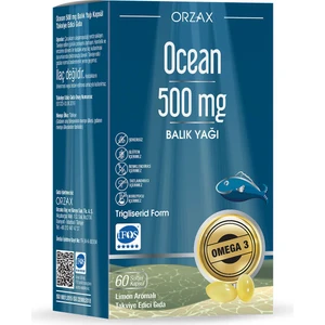 Ocean 500 mg Balık Yağı 60 kapsül