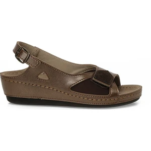 167249.Z6FX Bronz Kadın Düz Sandalet