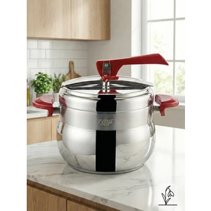 Güveç Düdüklü Tencere Kırmızı 12 lt