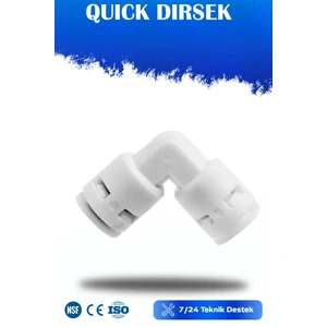 Su Arıtma Cihazlarına Uyumlu 6 Mm Quıck Dirsek