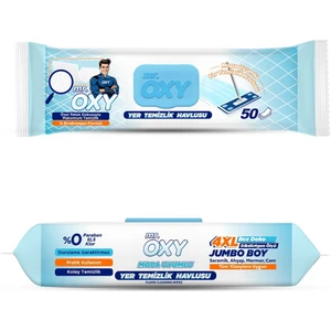 Oxy Yer Temizlik Havlusu 50'li 3 Adet