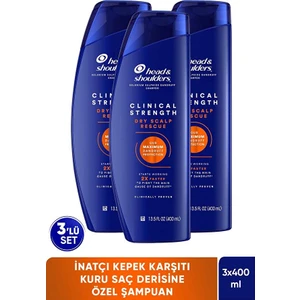 Head & Shoulders Clinical Strength Şampuan 400 ml x 3 Adet