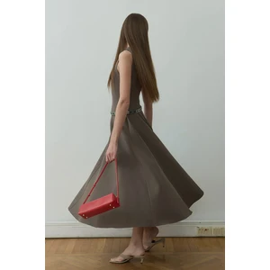 Suud Collection Kahverengi Sarah Kloş Elbise