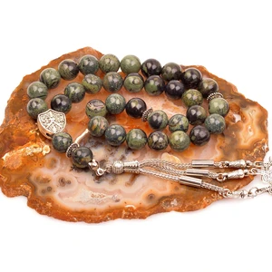 Taş Sandığı Kanbaba Jasper Taşı Tesbih (10 Mm)