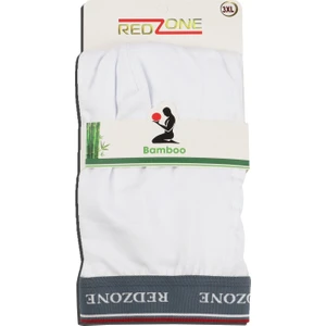 Büyük Beden Likralı Bambu Boxer / Beyaz