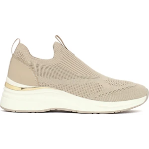 Zero Kadın Bej Kalın Tabanlı Kumaş Sneaker 26PFE49576F