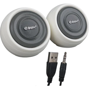 MV-24845 2x3 Watt 1+1 USB Mini Hoparlör