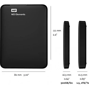 Wd Elements 500 GB HDD USB 3.0 Taşınabilir Harddisk