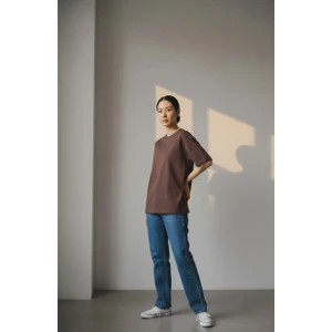 Karyoka Dikişli Kalın Kumaş Basic Oversize T-Shirt