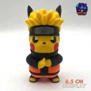 #0025 Naruto Pikachu Pokemon Figürü (Naruto)