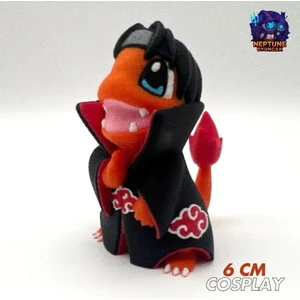 #0004 Itachi Charmander Pokemon Figürü (Naruto)