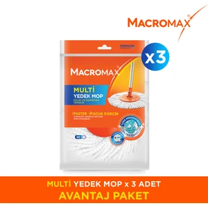 Multi Yedek Mop Başlık X3 Adet