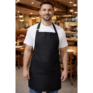Dery Collection Siyah Şef Önlüğü