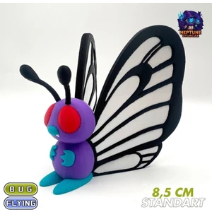 #0012 Butterfree Pokemon Figürü