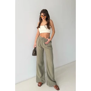 Kadın Müslin Palazzo Pantolon