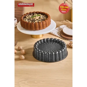 Robin Döküm Kek & Tart Kalıbı 24 cm Siyah Malzeme Özellikleri ile Fırın ve Bulaşık Makinesi Uyumlu